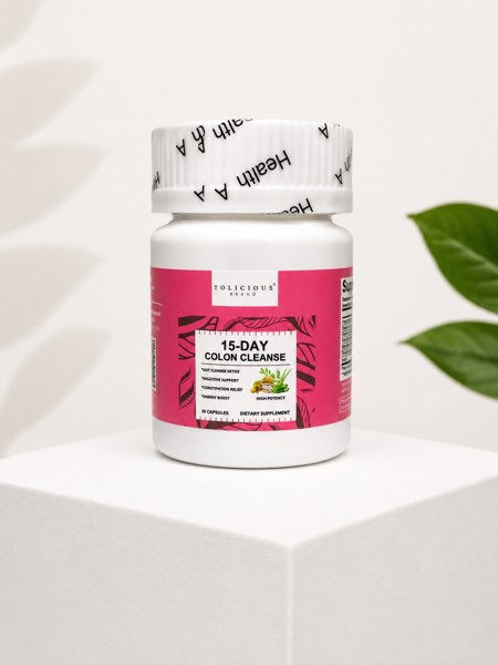 15-Day Colon Cleanse capsules bottle